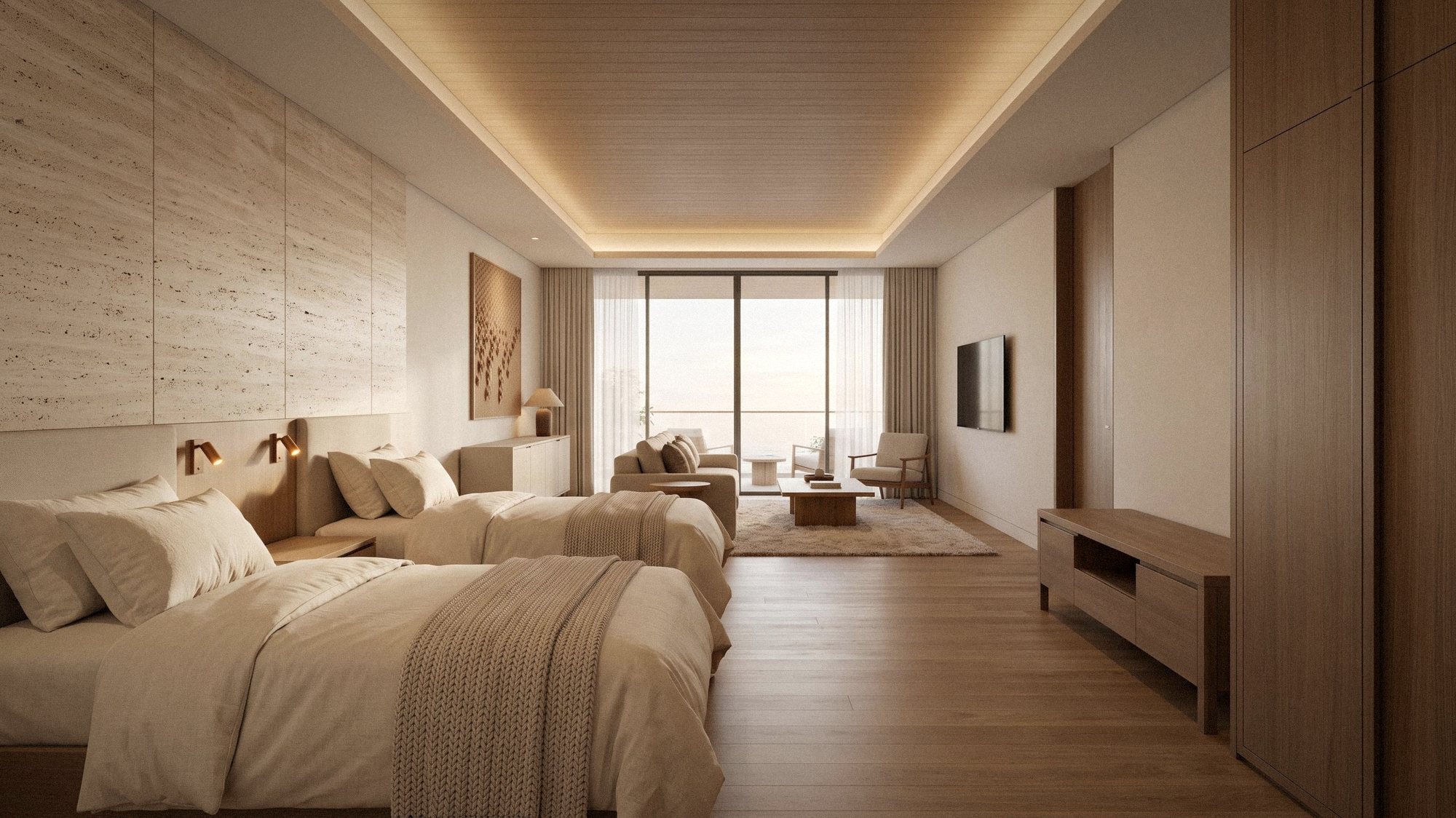 Upper-floor family retreat lounge
